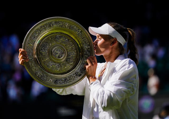 Elena Rybakina became Kazakhstan's first grand slam champion