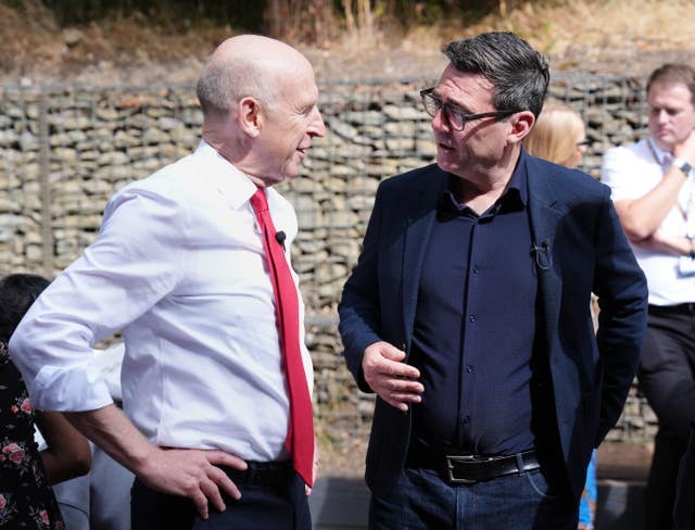 Andy Burnham and John Healey