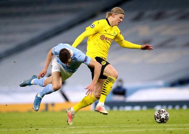 Erling Haaland will soon be in a Manchester City shirt