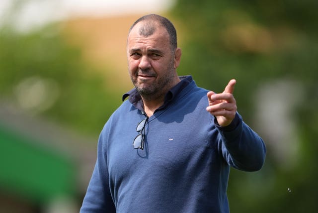 Leicester Tigers head coach Michael Cheika before the 2025 Gallagher Premiership semi-final match