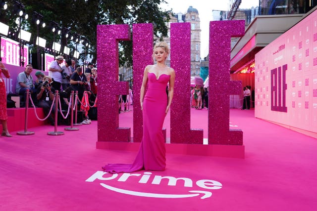 Lexi Minetree at the London premiere of Elle