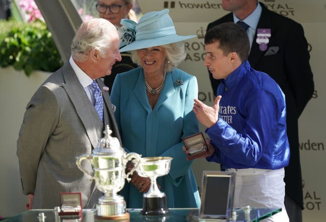 William Buick explains just how close it was to the Prince of Wales and the Duchess of Cornwall 