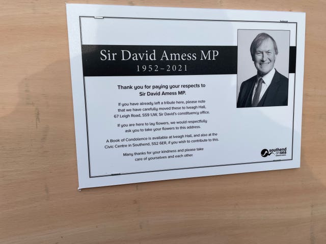 Sir David Amess death