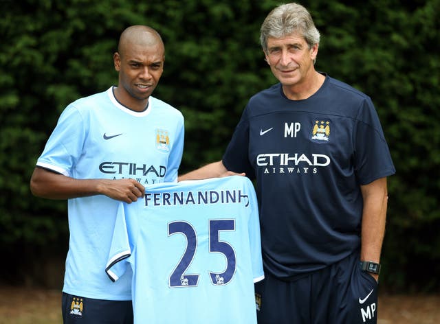 Fernandinho joined City in 2013