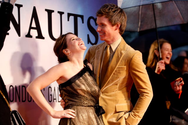 Felicity Jones and Eddie Redmayne 