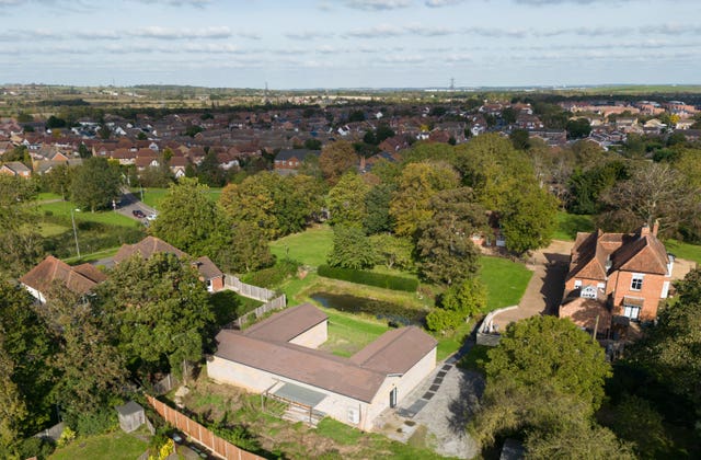 A view Hannah Ingram-Moore's home as a planning permission appeal hearing got underway (Joe Giddens/PA)