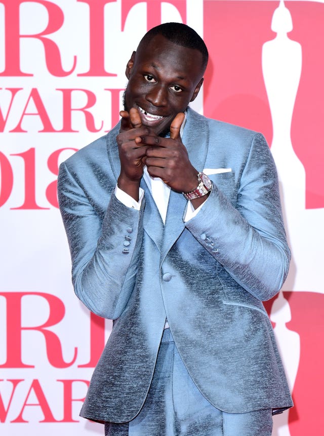 Speaking of which, here's grime star Stormzy (Ian West/PA)