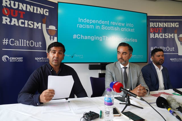 Cricket Scotland Racism Report Press Conferences