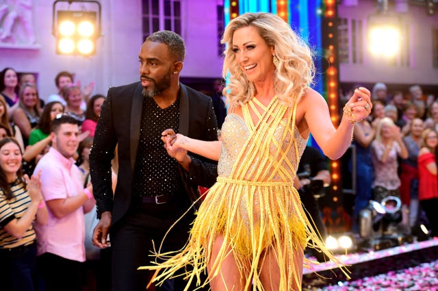 Charles Venn and Faye Tozer at the launch of Strictly Come Dancing