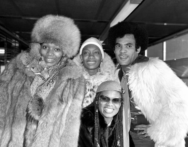 Boney M at Heathrow Airport in London