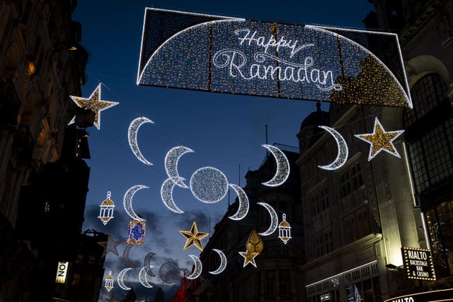 Ramadan lights – London