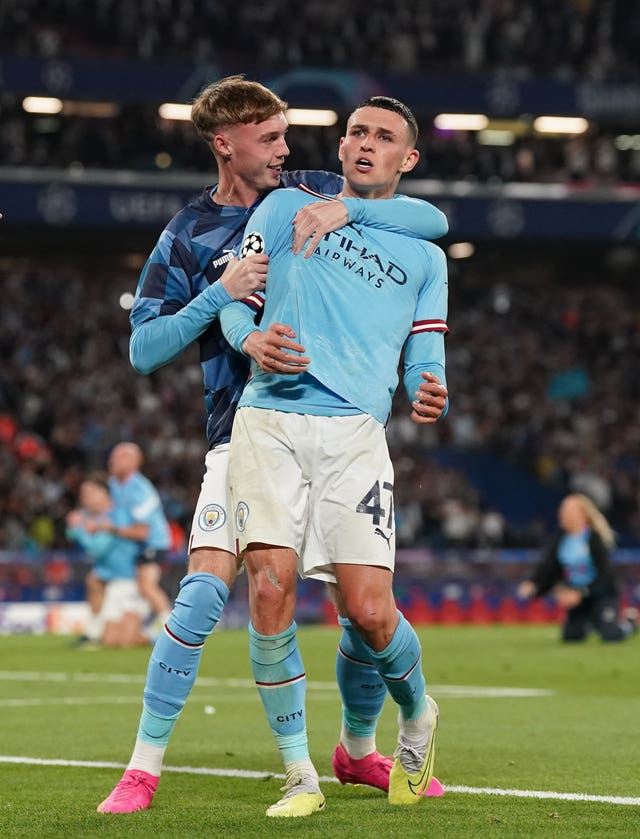 Foden and Palmer were team-mates at Manchester City