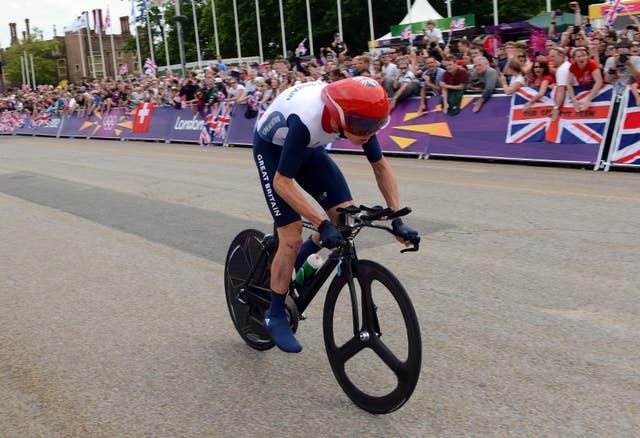The British rider secured a bronze medal in the 2012 Olympic games in London during the Men's Individual Time Trial, with Wiggins taking gold