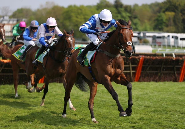 Knappers Hill, here winning at Sandown, attempts to get back to winning ways in the Betgoodwin National Spirit Hurdle