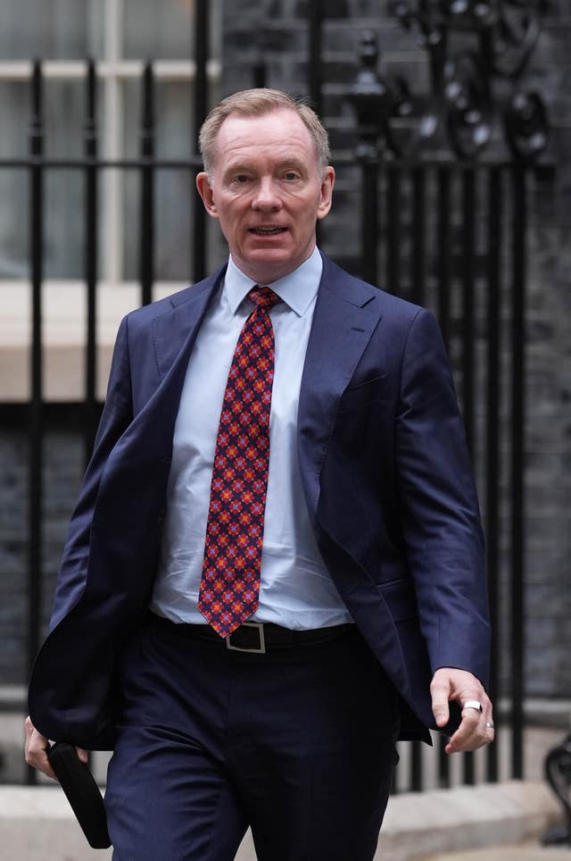 Northern Ireland Secretary Sir Chris Bryant in Downing Street 