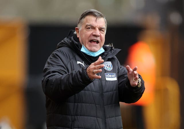 Sam Allardyce led West Brom to a 3-2 win over Wolves earlier this season.