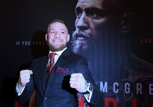 Conor McGregor at the Conor McGregor: Notorious world premiere