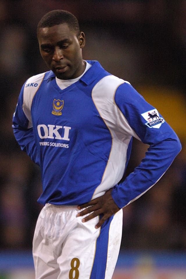 Andy Cole played alongside Sol Campbell at Portsmouth (Rui Vieira/PA)