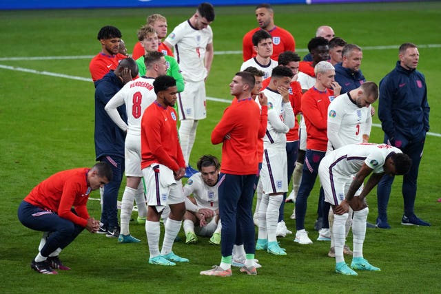 England lost on penalties to Italy in the final a Wembley