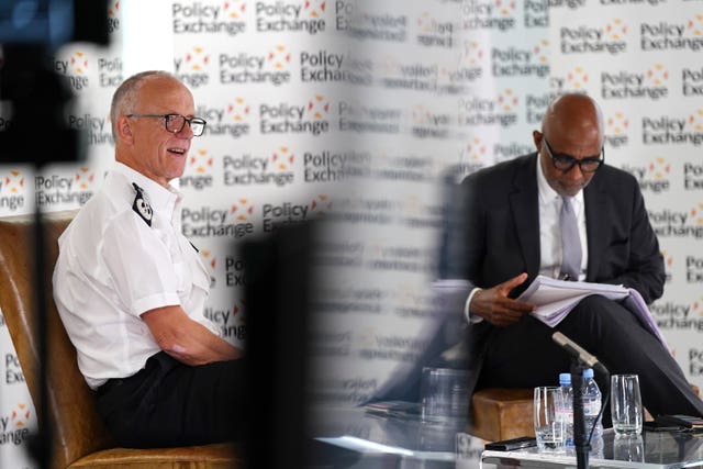 Sir Mark Rowley with Sir Trevor Phillips