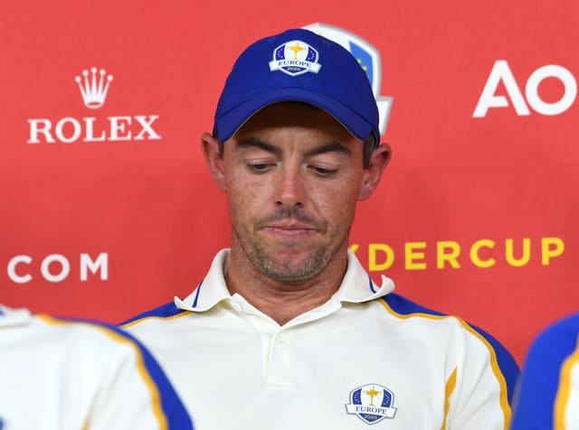 Rory McIlroy was emotional after Ryder Cup defeat