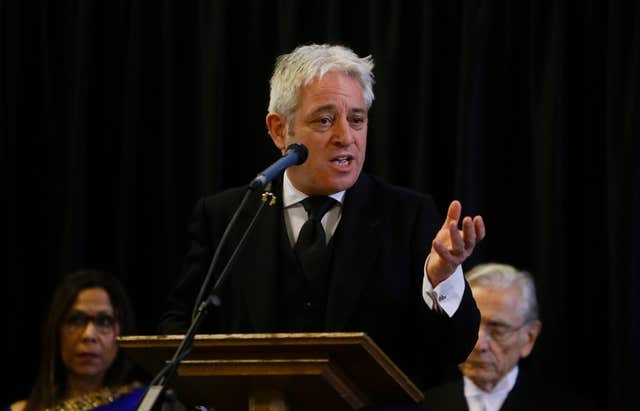 Mr Bercow has denied all allegations of bullying (Alastair Grant/PA)