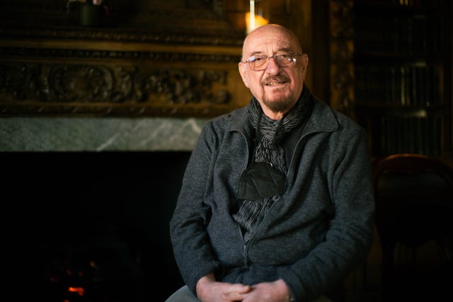 Jethro Tull’s Ian Anderson poses after an interview with the PA news agency at the The Victoria Pub, Paddington, London