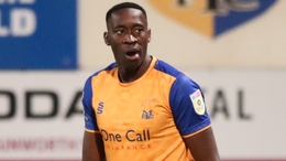 Lucas Akins scored from the spot for Mansfield (Isaac Parkin/PA)