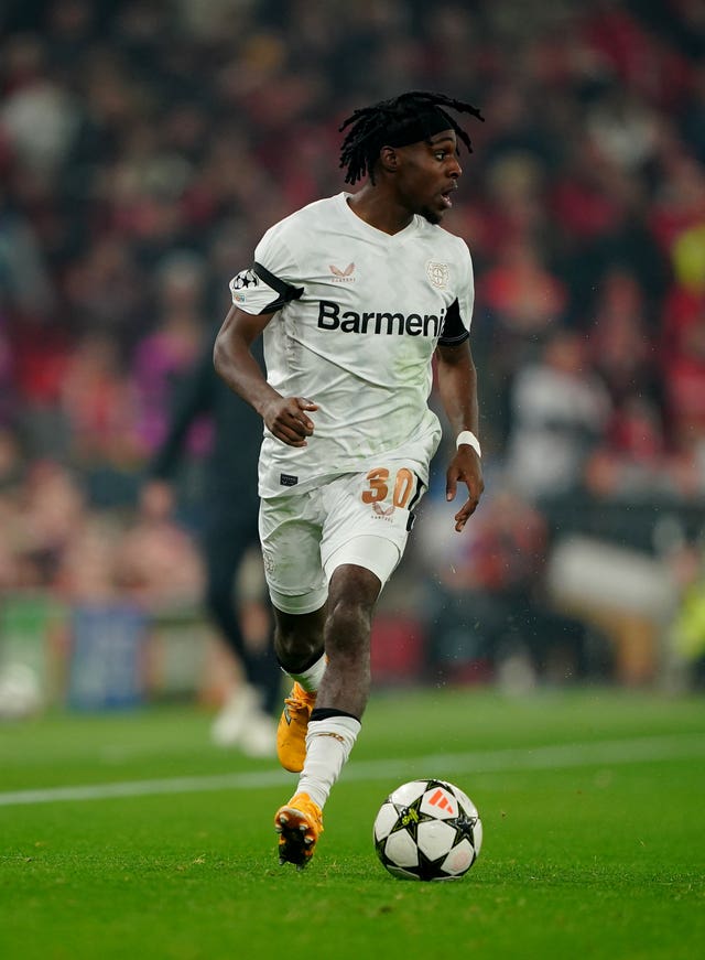 Jeremie Frimpong has also made the move from Bayer Leverkusen to Anfield