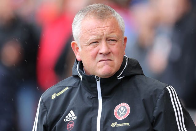 Sheffield United manager Chris Wilder 