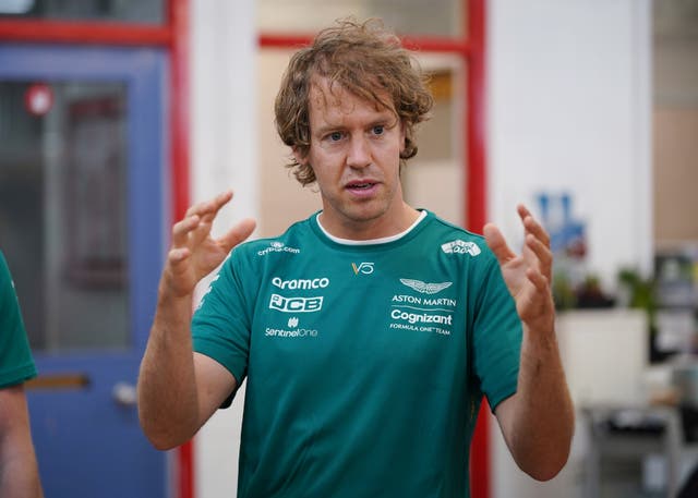Sebastian Vettel during an HMP Feltham visit