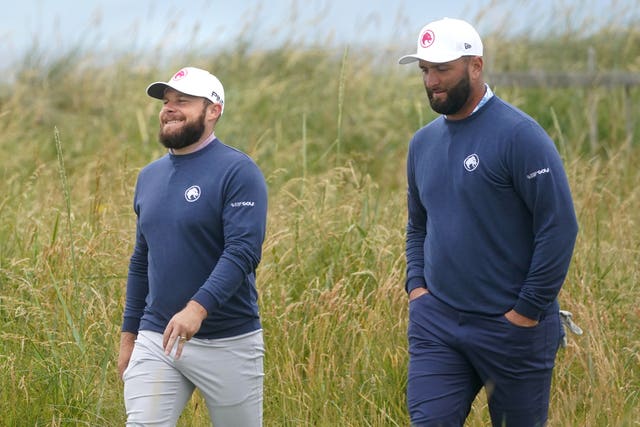 Tyrrell Hatton and Jon Rahm