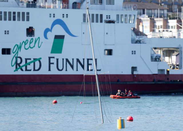Isle of Wight ferry incident