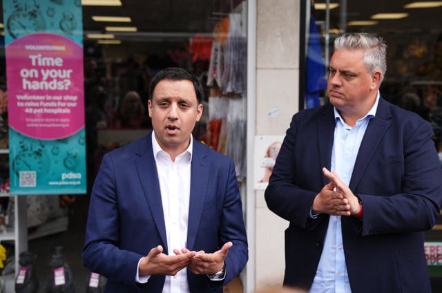 Anas Sarwar and Blair McDougall