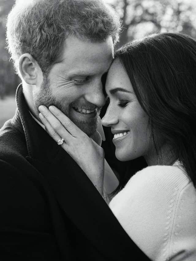 Harry and Meghan will promise to love and cherish one another when they say their vows (Alexi Lubomirski/PA)