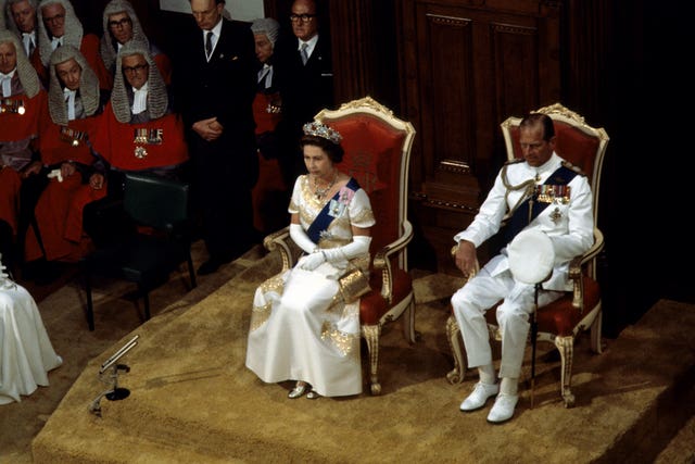 The Queen and Duke of Edinburgh in Wellington
