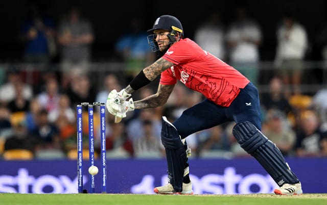 Alex Hales made a half-century 