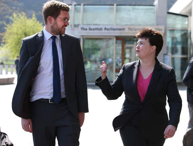 Oliver Mundell (left) and Ruth Davidson (right)