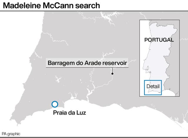 Madeleine McCann search