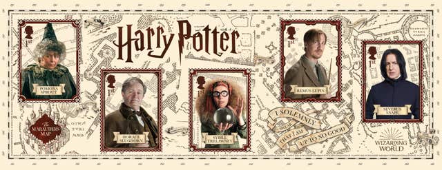 Harry Potter celebrated on stamps