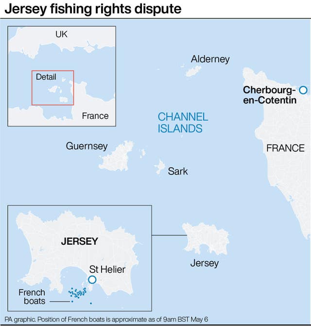 Jersey fishing rights dispute