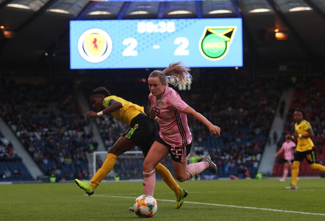 Scotland Women played in front of a record home crowd against Jamaica