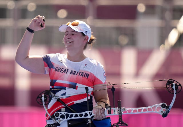 Great Britain's Phoebe Paterson Pine won archery gold