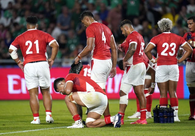 Tonga are also seeking their first win of the tournament