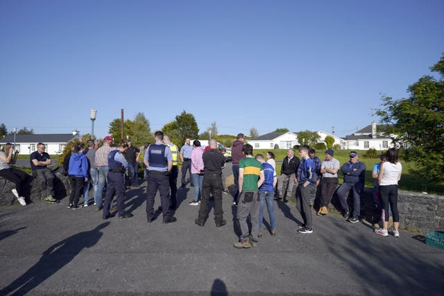 Asylum seeker accommodation protest