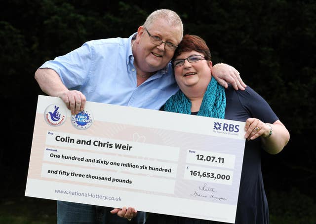 Colin and Chris Weir, from Largs in Ayrshire