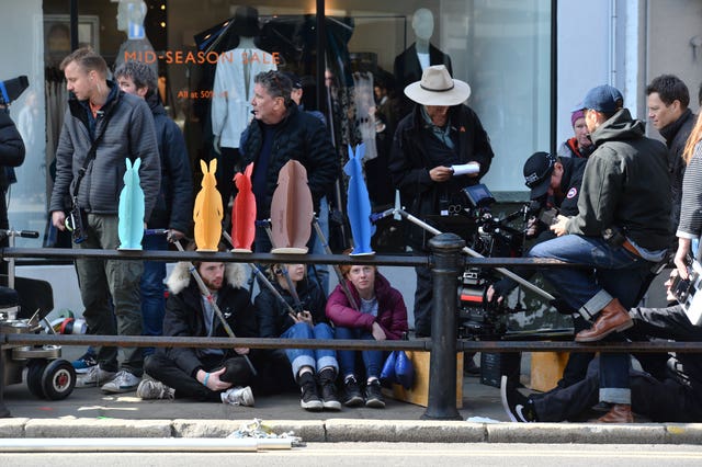 Peter Rabbit filming