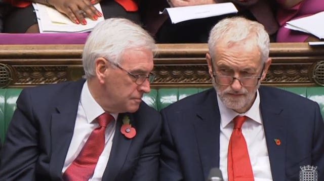 John McDonnell and Jeremy Corbyn