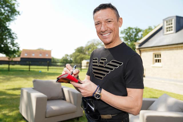 Frankie Dettori racing memorabilia sale