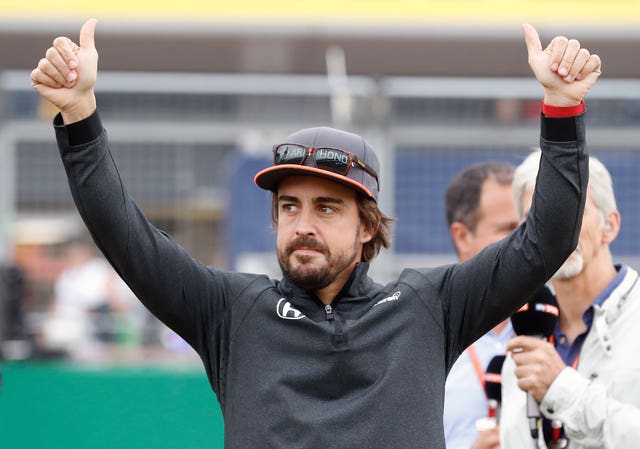 Formula One driver Fernando Alonso